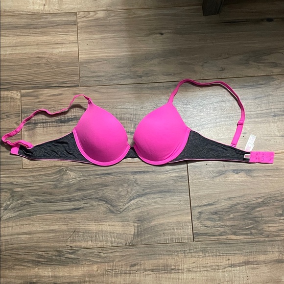 Pink by Victoria Secret Pink and Gray Women's Bra - Picture 1 of 4